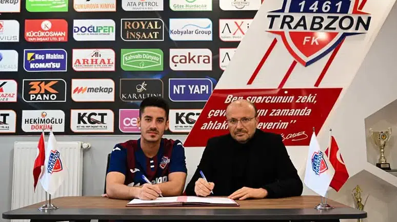 KCT 1461 Trabzon FK, Ömer Faruk Çalışkan ile 1,5 yıllık sözleşme imzaladı