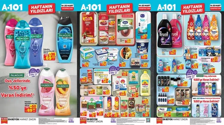 A101 “Haftanın Yıldızları” Kampanyası Başladı: 14–20 Mart Arasında Büyük İndirim