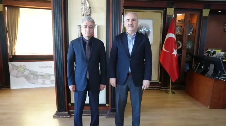 Rize Vali Yardımcısı Murat Öztürk’ten Başkan Rahmi Metin’e Veda Ziyareti