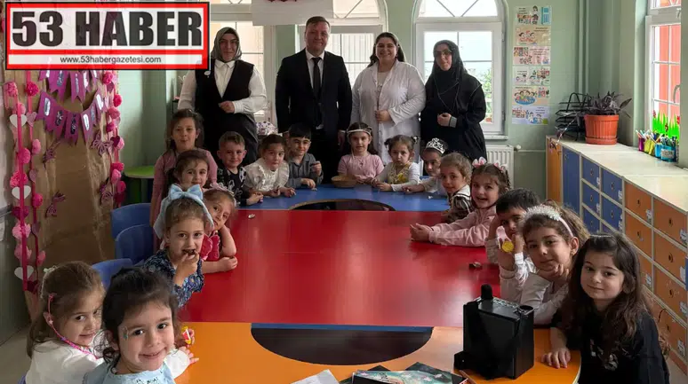 Akçaabat İlçe Milli Eğitim Müdürü Mehmet Usta’dan Tomurcuk Anaokulu’na Ziyaret