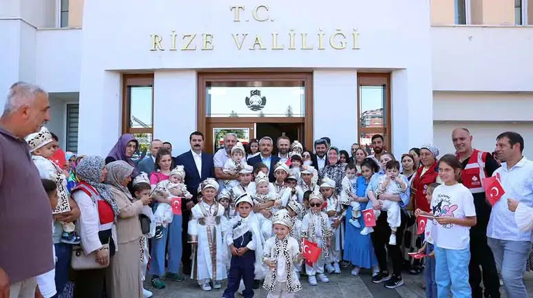 Rize’de Toplu Sünnet Töreni Gerçekleştirildi
