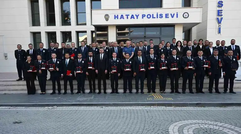 Hatay Polis teşkilatında terfi heyecanı
