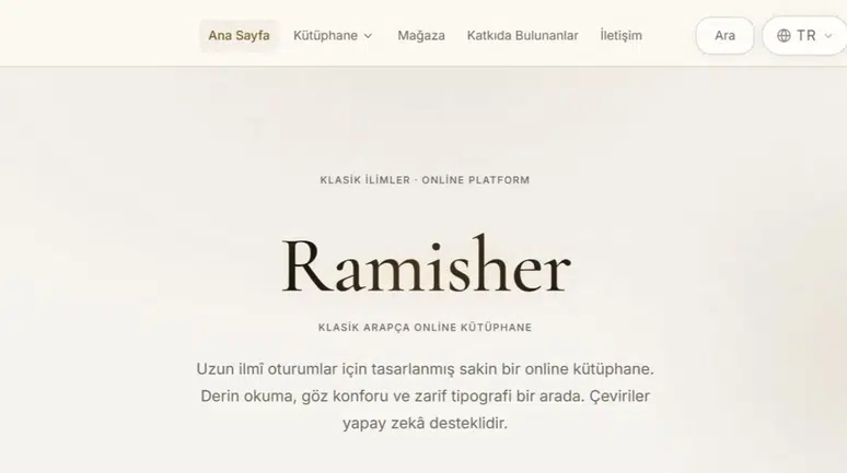 Klasik Arap Edebiyatı Eserleri, Türkçe Çevirileriyle Dijital Dünyada!