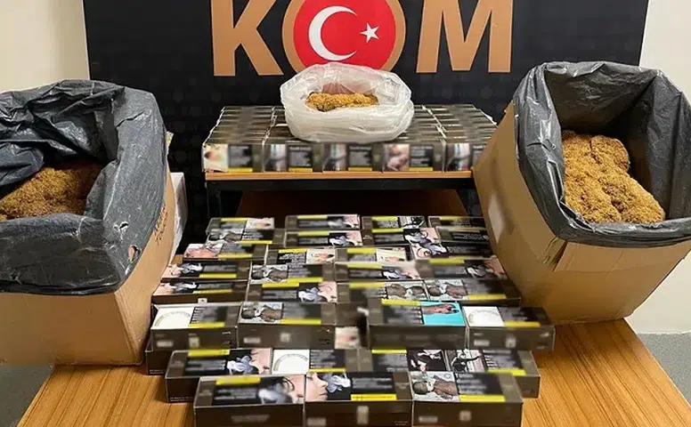 Rize'de Kaçak Ürün Operasyonunda 17 Gözaltı ve 28.300 Makaron Ele Geçirildi