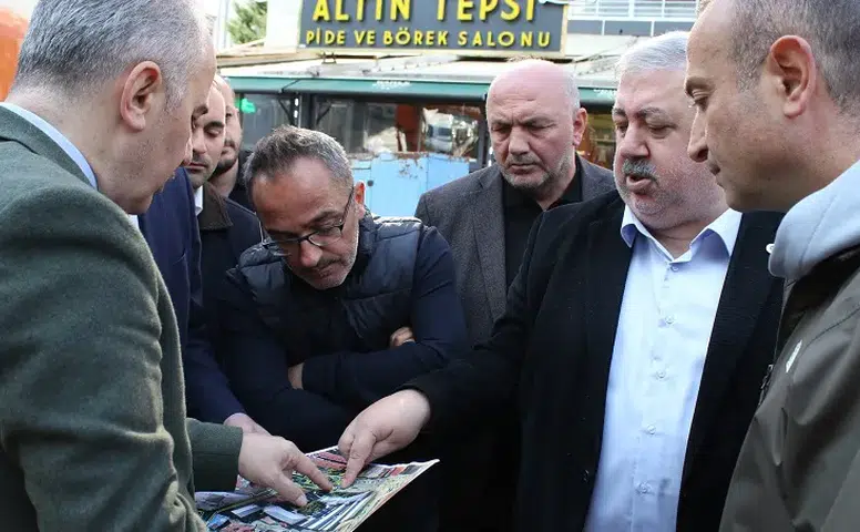 Rize'de projelerde sona yaklaşılıyor, başkan çalışmaları yerinde inceledi