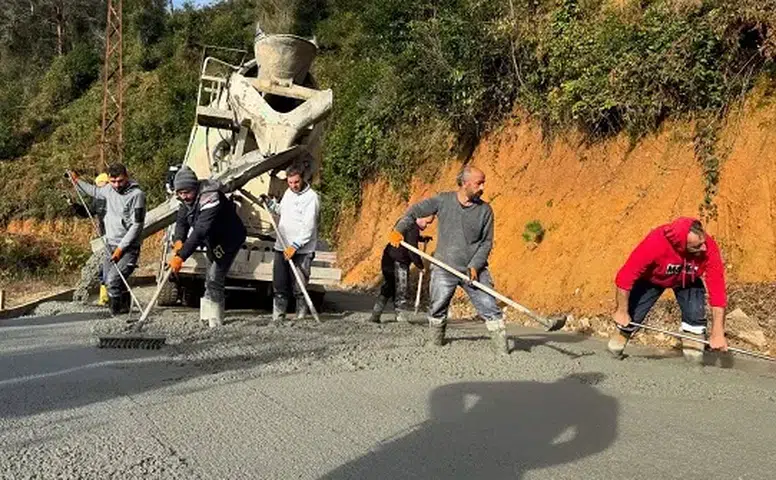 Fındıklı’da Yol Çalışmaları Aralıksız Sürüyor