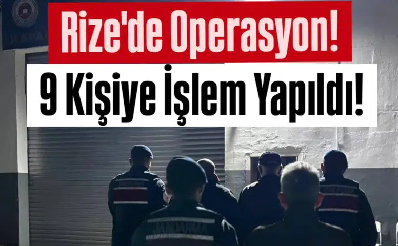 Rize’de Kaçak Alkol ve Sigara Operasyonu: 5 Tutuklama, 4 Deport