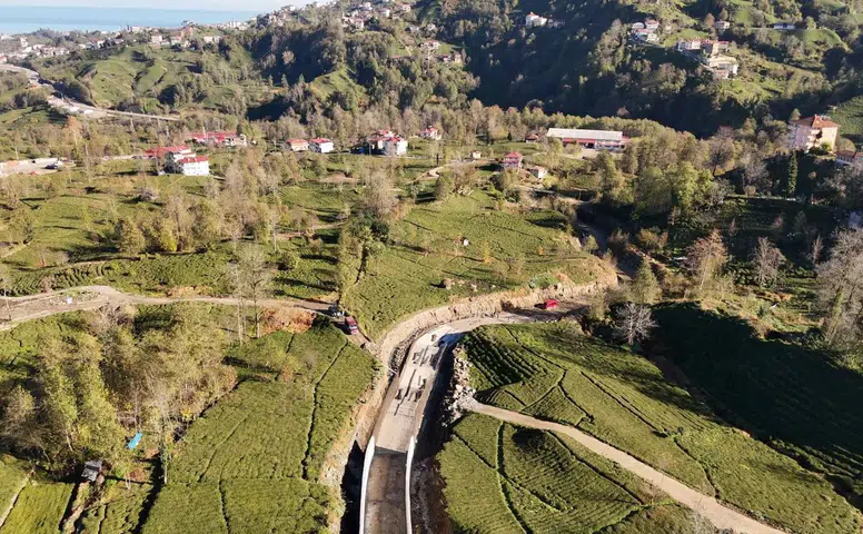 Rize'de Taşkın Riskini Azaltan Altyapı Yatırımı Devam Ediyor