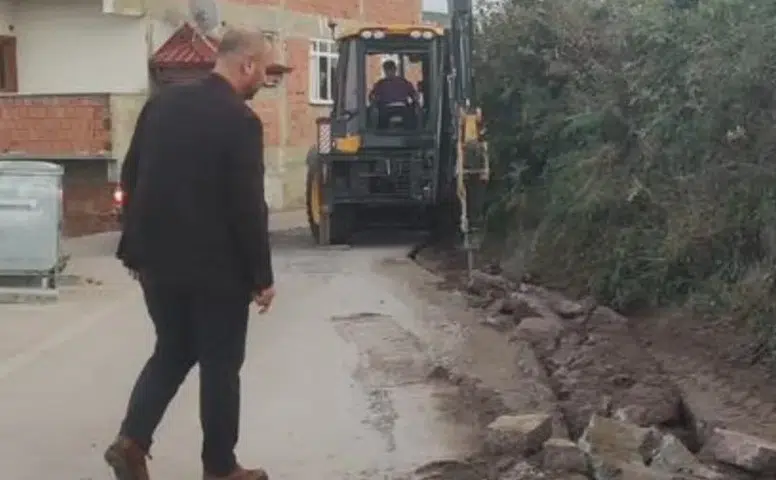 İyidere’de Altyapı ve Ulaşım Yatırımları Sürüyor