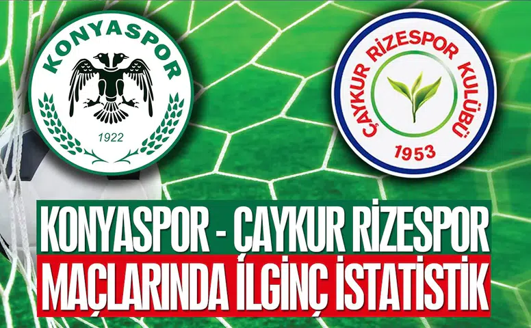 Konyaspor ve Çaykur Rizespor Arasındaki 45 Maçlık Eşitlik Sürüyor!