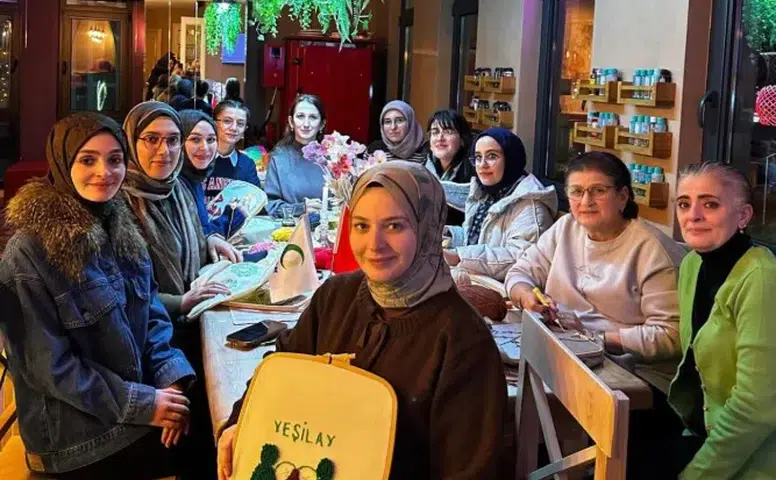 Rize Yeşilay’dan Sanat Atölyesinde Farkındalık Çalışması