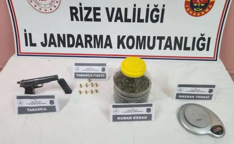 Rize’de Yasaklı Madde Operasyonu: 2 Gözaltı