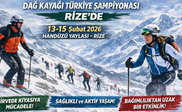 Yeşilay Zirve Kupası ile kış sporları Rize'de buluşuyor, sağlıklı yaşam vurgusu ön planda!