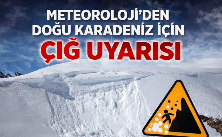 Meteoroloji’den Doğu Karadeniz için çığ uyarısı