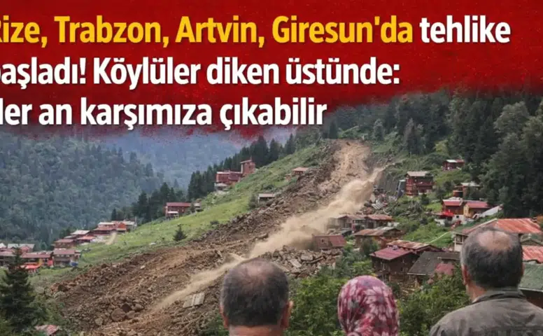 Trabzon, Rize, Artvin, Giresun'da tehlike başladı! Köylüler diken üstünde: Her an karşımıza çıkabilir