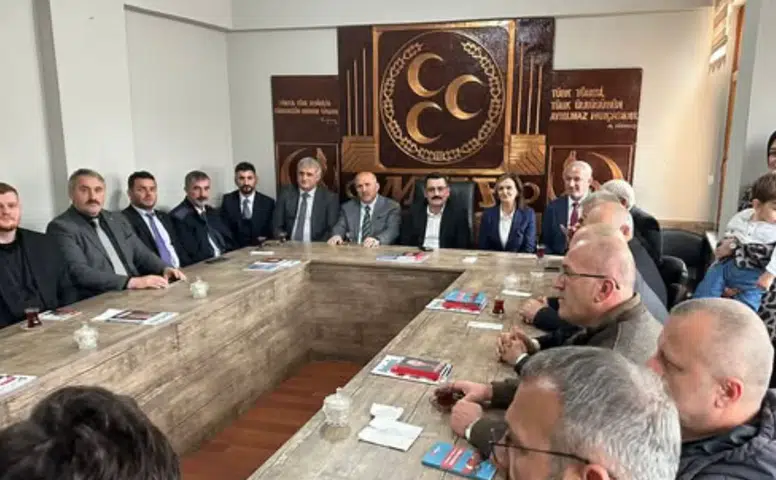 Çayeli Belediye Başkanı İsmail Hakkı Çiftçi, MHP Rize İl Başkanlığı Bayramlaşma Programına Katıldı