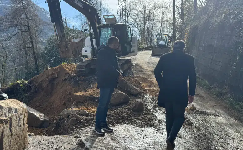 Güneysu’da Devam Eden Çalışmalar Yerinde İncelendi