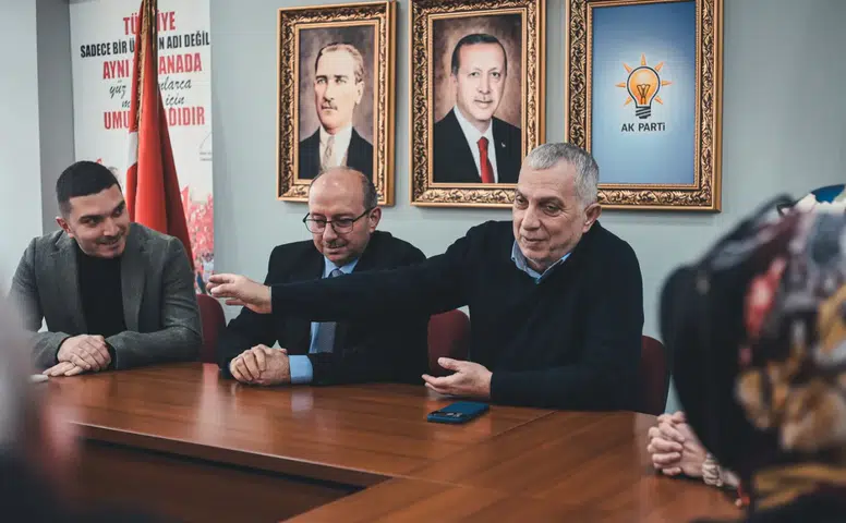 Metin Külünk Çayeli’nde Gençler ve Teşkilatla Buluştu