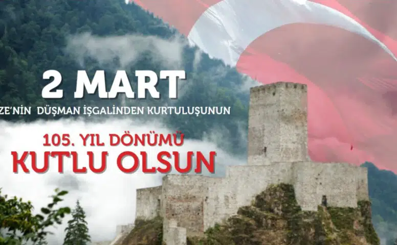 Rize’nin Kurtuluşunun 108. Yıl Dönümü Kutlandı