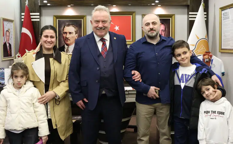 AK Parti Rize İl Başkanı Yılmaz Katmer’e Yoğun Ziyaret