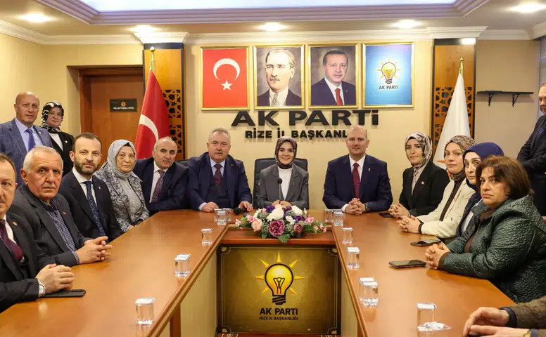 Bakan Göktaş’tan AK Parti Rize İl Başkanlığı’na Ziyaret