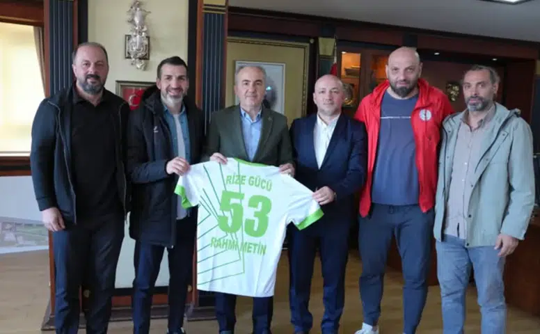 Rize Veteranlar Grubu’ndan Başkan Rahmi Metin’e Anlamlı Ziyaret