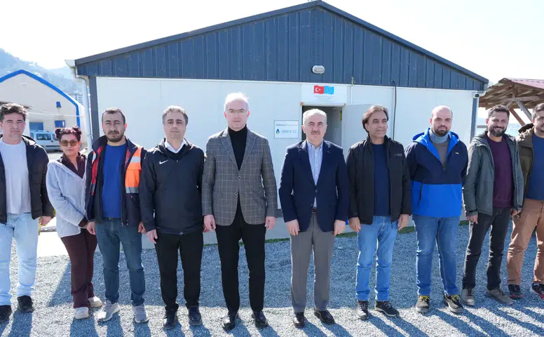 Rize Atık Su Biyolojik Arıtma Tesisi’nde İnceleme: Başkan Rahmi Metin Çalışmaları Yerinde İnceledi