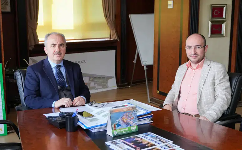 TSE Rize İl Temsilcisi Muhammed Ali Terzi’den Başkan Rahmi Metin’e Ziyaret