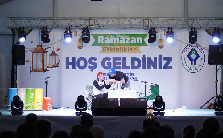 Rize Belediyesi Ramazan Etkinlikleri İftar Sonrası Coşkuyla Devam Ediyor