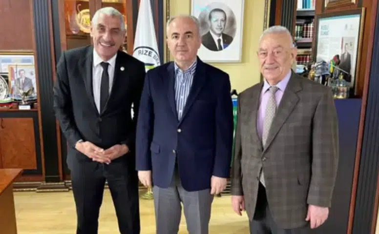 Pazar Esnaf Temsilcilerinden Başkan Rahmi Metin’e Ziyaret