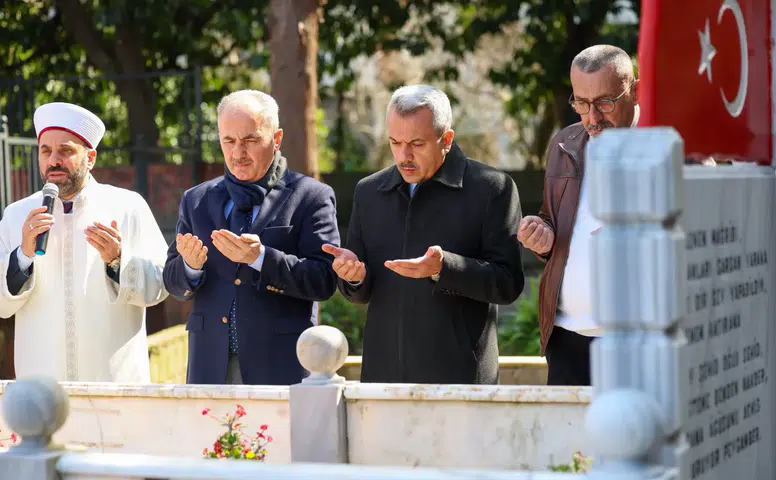 Rize Valisi Baydaş’tan Şehit Bülent Beşler’in Kabrine Anlamlı Ziyaret
