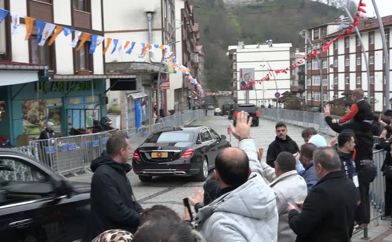 Erdoğan Bayram Sonrası Rize’den Ayrıldı