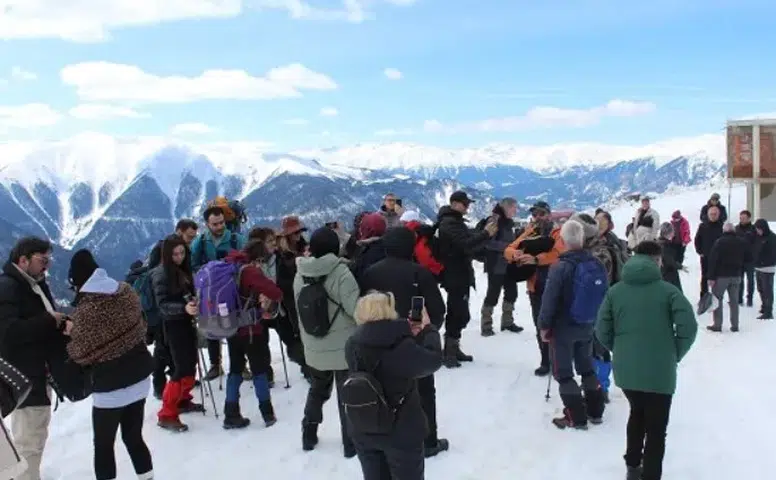 İkizdere’de 16. Çağrankaya Kar Yürüyüşü coşkulu bir başlangıç yaptı