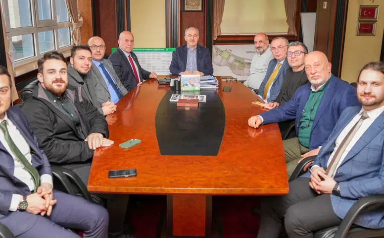 Ankara Rize Dernekler Federasyonu’ndan Başkan Rahmi Metin’e Ziyaret