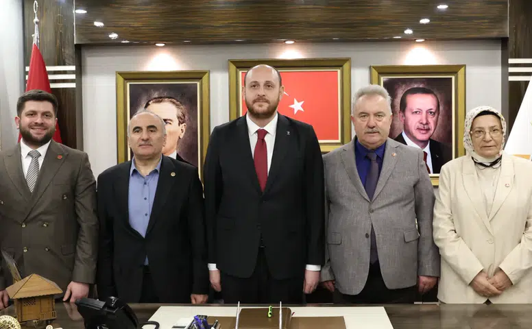 AK Parti Rize İl Başkanlığı’na Ahmet Büyükgümüş’ten Ziyaret