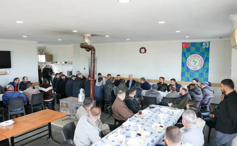 Başkan Rahmi Metin Makine Parkı Personeliyle Bir Araya Geldi