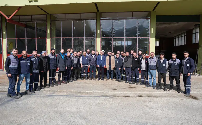 Rize Belediye Başkanı Rahmi Metin ’den Atölye Personeline Ziyaret