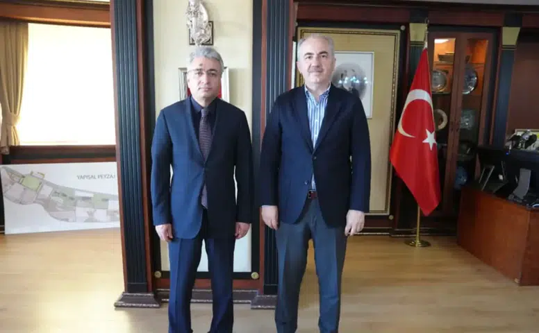 Rize Vali Yardımcısı Murat Öztürk’ten Başkan Rahmi Metin’e Veda Ziyareti