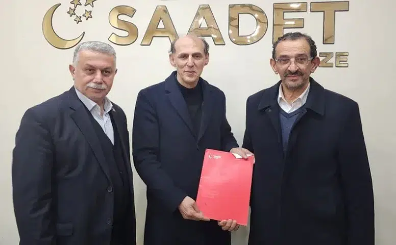 Kalkandere'de Saadet Partisi'ne yeni başkan atandı: Yusuf Korkmaz görevi devraldı