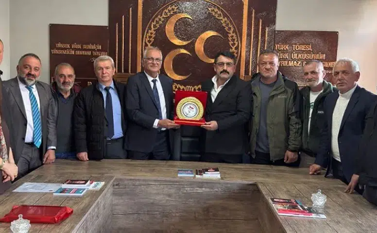 Tüm Çay İş Sendikası’ndan MHP Rize İl Başkanlığı’na Ziyaret