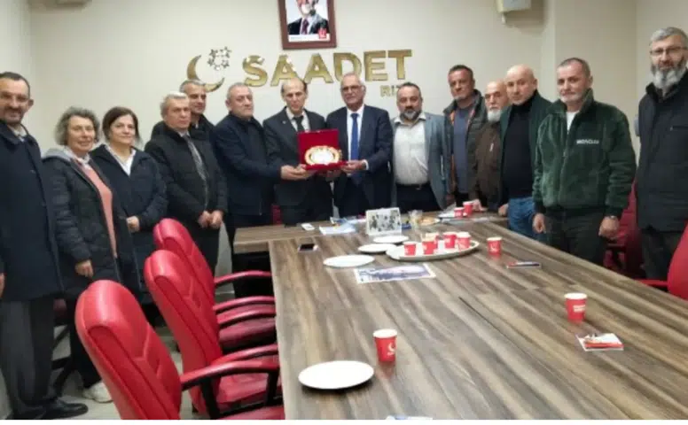 Tüm Çay-İş’ten Saadet Partisi Rize İl Başkanlığı’na Ziyaret