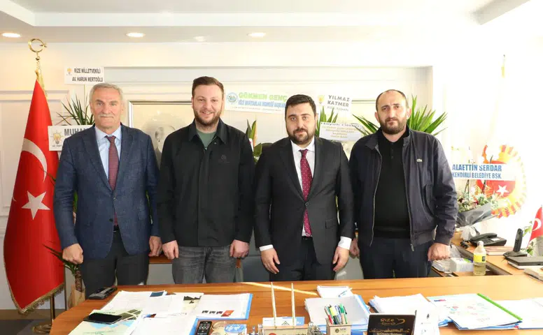 AK Parti Çamlıhemşin Teşkilatından İl Genel Meclisi Başkanı Ali İmran Büyük’e Ziyaret