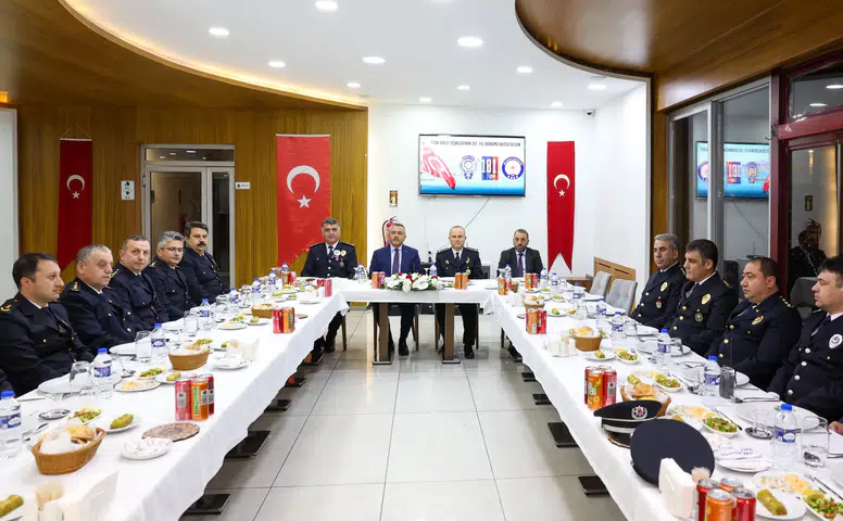 Rize Valisi İhsan Selim Baydaş, Polis Haftası’nda Emniyet Teşkilatı ile Buluştu