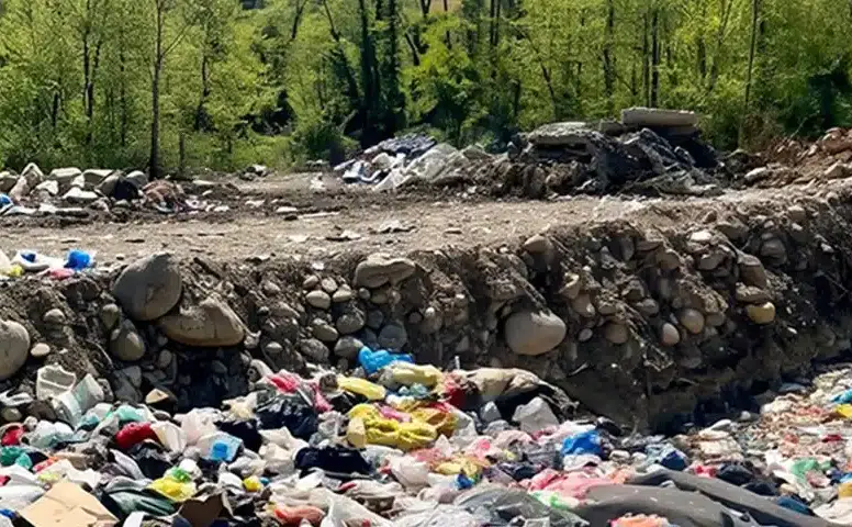 Rize’de açık alana çöp döken belediyeye ceza