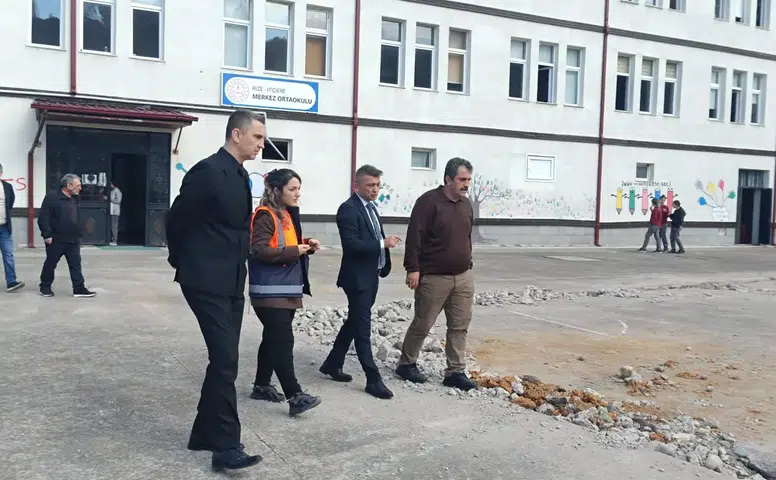 İyidere’de Okullarda Yürütülen Çalışmalar İş Sağlığı ve Güvenliği Kapsamında İncelendi