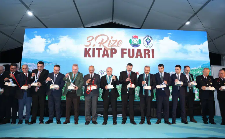 3. Rize Kitap Fuarı Yoğun Katılımla Açıldı