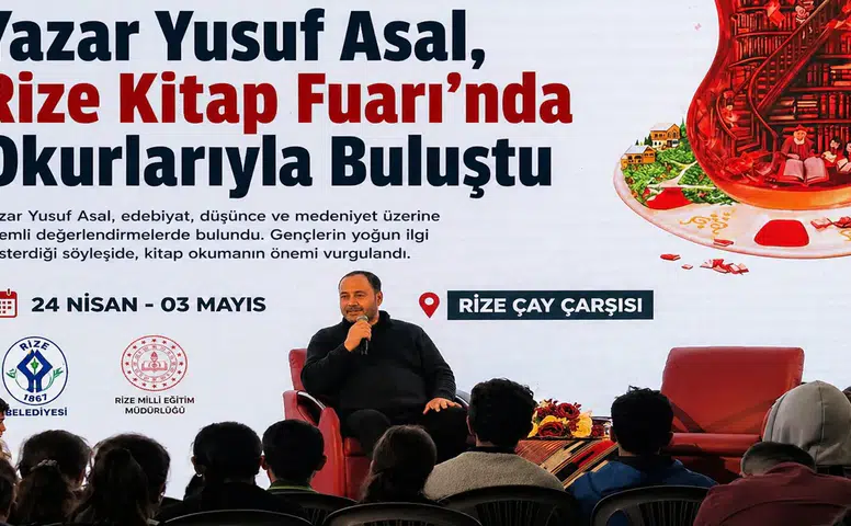 Yazar Yusuf Asal, Rize Kitap Fuarı’nda Okurlarıyla Buluştu