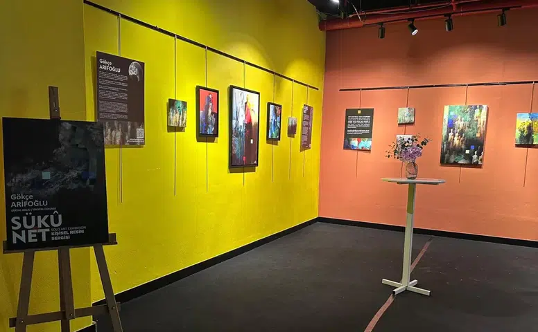 Rize'de Gökçe Arifoğlu'nun Sükûnet Sergisi, Dijital Sanat ve Resmi Buluşturuyor