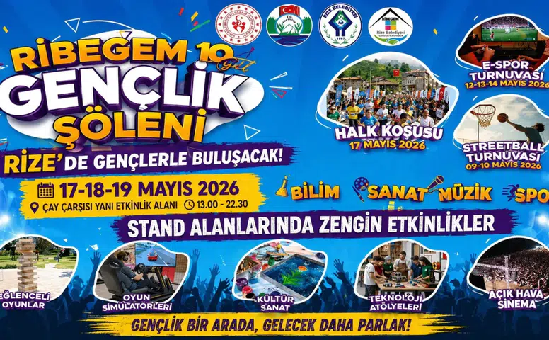 Rize'de 2026'da Gençlik Şöleni: Aileler ve gençler buluşuyor!