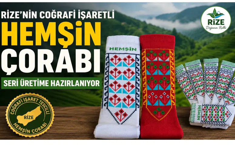 Rize’nin Coğrafi İşaretli Hemşin Çorabı Seri Üretime Hazırlanıyor